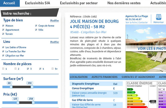 Divers sites web
