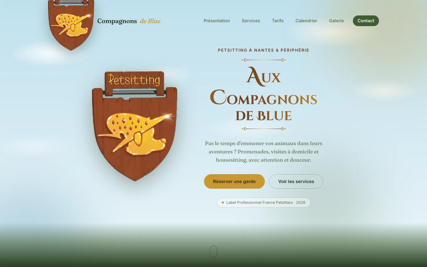 L'accueil.