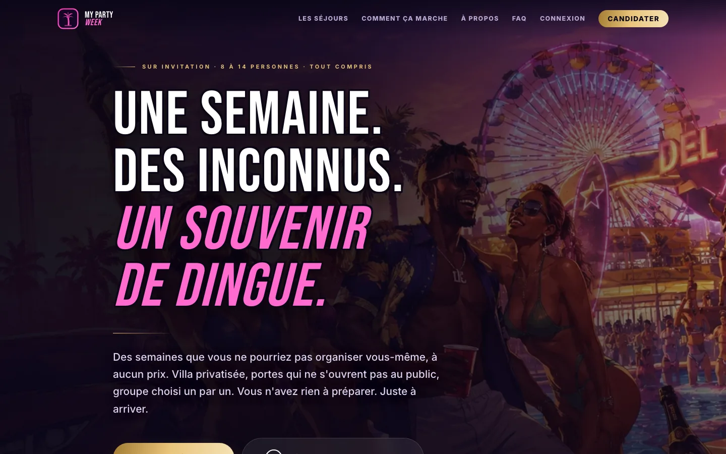 L'accueil.