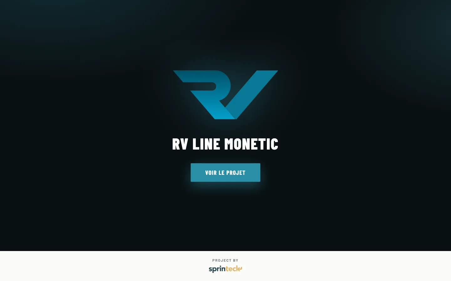 L'entrée du projet en ligne.